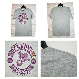 The Office Schrute Farms Pennsylvania Beet Winery T-Shirt Size Small New